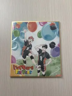 ハイキュー　ファンパーク　入場特典色紙