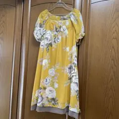 美品 IKUKO イクコ トワルドジュイ柄 膝丈 ワンピース レースM 美品 IKUKO イクコ トワルドジュイ柄 膝丈 ワンピース レースM