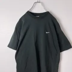 NIKE ワンポイント　スウッシュ　刺繍ロゴ　半袖　Tシャツ　メンズ　古着