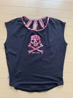 MIKA LANCE 半袖Tシャツ スカル柄 ブラックのサムネイル