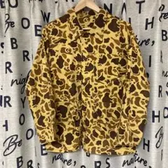 ハンティングシャツ　ミリタリー　カモ柄　ape Y2K