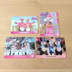 ミニーのファンダーランド ミニパル コレクションカード チップ デール クラリス