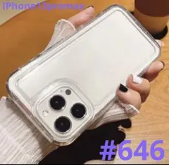 iPhone13promax ケース アクスタ 耐衝撃 シンプル 韓国 透明のサムネイル