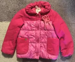 Trois Lapins/ニットプランナー ピンク中綿コート 120㎝ アウター