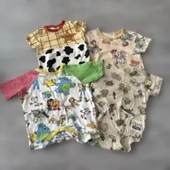 futafuta BABYDOLL トイストーリー ロンパース 70cm 半袖