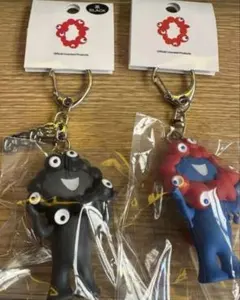 ミャクミャク　2個　黒赤青大阪関西万博キーホルダー　EXPO2025