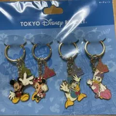 東京ディズニーリゾート キーチェーン 4個セット