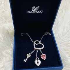 即購入OK SWAROVSKI ハート型ネックレス