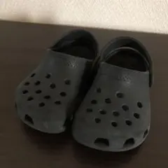クロックス キッズ サンダル 黒 14.0