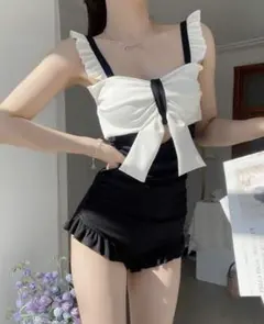 【新品未使用】水着　レディース　ワンピース　ペプラム　Lサイズ