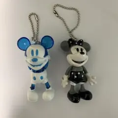 ディズニー　ミッキー　ミニー　キーホルダー