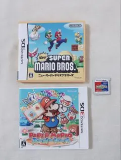マリオ 3セット スーパーマリオブラザーズ・ペーパーマリオ・マリオ＆ソニック