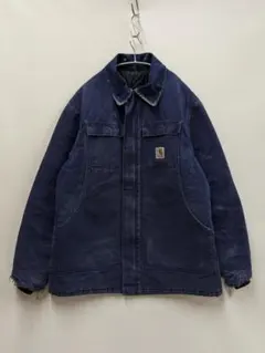 90s USA製星タグ CARHARTT チョアコート ネイビー L - メルカリ