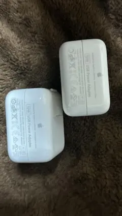 Apple USB Adapter 2セット　usbアダプター　コンセント　電源