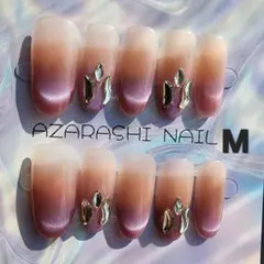 【M-367】マグネットグラデーションꕤ︎キラキラストーンꕤ︎︎Mサイズ