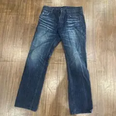 ダークブルーブーツカットデニム S002