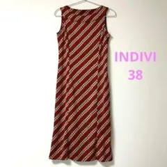 INDIVI ノースリーブワンピース　38