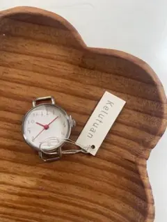 【中古】＜C-brain＞クラシック針＆黒猫柄+ベルト3本　オーダーメイド腕時計 中古】＜C-brain＞ クラシック針＆黒猫イラスト 腕時計 オーダー