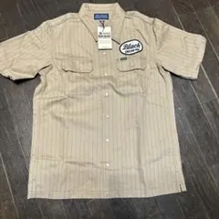 【希少】IRON HEART ヘリンボーン素材半袖シャツ