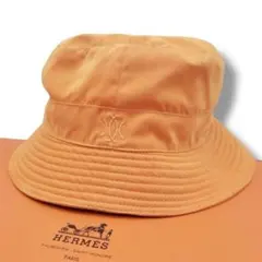 HERMES ホワイトハット サイズ57 - メルカリ