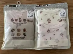新品未開封　バースデイ　mamaraku 長袖丸首シャツ80サイズ　2セット