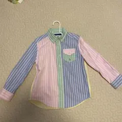 Ralph Lauren 5歳サイズ マルチカラー　クレイジーパターン　シャツ