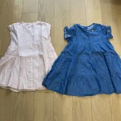 petit main ワンピース　110 SLAP SLIP ワンピース　セット