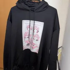 五等分の花嫁 フード付きパーカー 黒