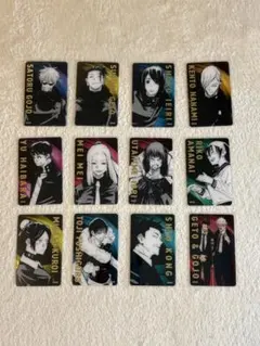 呪術廻戦展 箔押しクリアカード 12枚セット