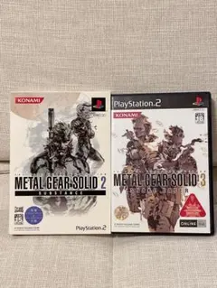 【PS2名作セット】メタルギアソリッド2サブスタンス & 3スネークイーター