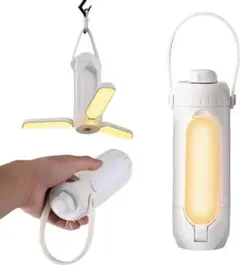 新規設計 ledランタン 折りたたみ式 無段調光モード暖色灯 焚火色 自然白