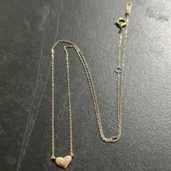 【最終値下げ！美品】10k ハートネックレス