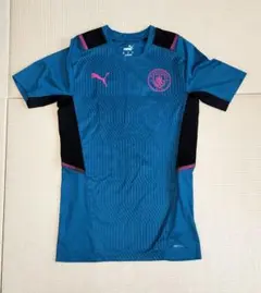 マンチェスターシティ PUMA トレーニングシャツ インポートXS 青