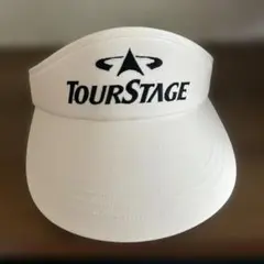 ツアーステージ　サンバイザー　白　フリーサイズ