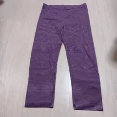 ユニクロ　ボーダーレギンス　M
