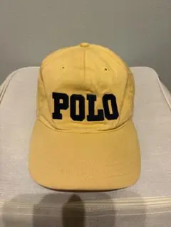 本物タグ付 POLO ポロラルフローレン キャップ ブラウン ホワイト