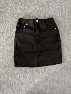 GRL デニム ミニスカート ブラック M