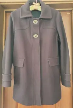 コントワー・デ・コトニエ ボタン付きコート ファー付き