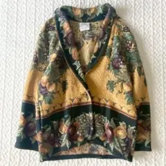 SUGAR STREET WEAVERS USA製ゴブラン織フルーツ柄ジャケット