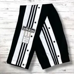 アディダスオリジナルス トラックパンツ ロゴ 黒白 XS 1762