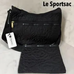 LeSportsac レスポートサック トートバッグ ブラック キルティング 黒