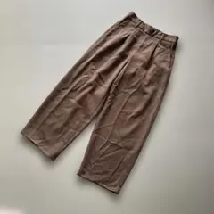 choco しまむら　ブラウン ワイドパンツ イージーパンツ