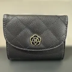 CLATHAS 三つ折り財布 キルティング 使用　ブラック　クレイサスのサムネイル