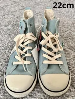 CONVERSE ALL STAR 水色 ハイカットスニーカー 22cm