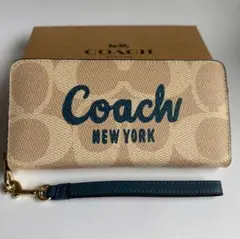 コーチ COACH 長財布 シグネチャー コーチ グラフィック ロング ジップ