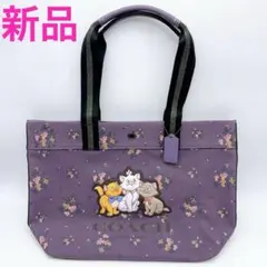 コーチ×ディズニー トートバッグ 新品 とんすけ ネイビーcoachDisney 