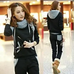 【即納】あったか裏起毛セットアップ ☆