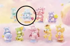 ケアベア　プラネットオブジョイシリーズ　ベットタイムベア水色　wish bear