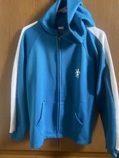 ジムフレックス Gymphlex ジャージ パーカー 青