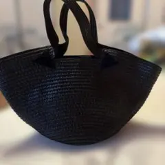 パロロサ PALOROSA INCA メルカドバッグ かごバッグ 黒 - メルカリ